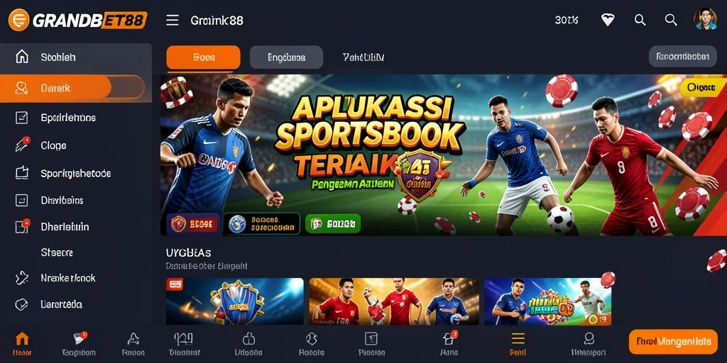 Tampilan gameplay taruhan olahraga di GRANDBET88 yang menarik.