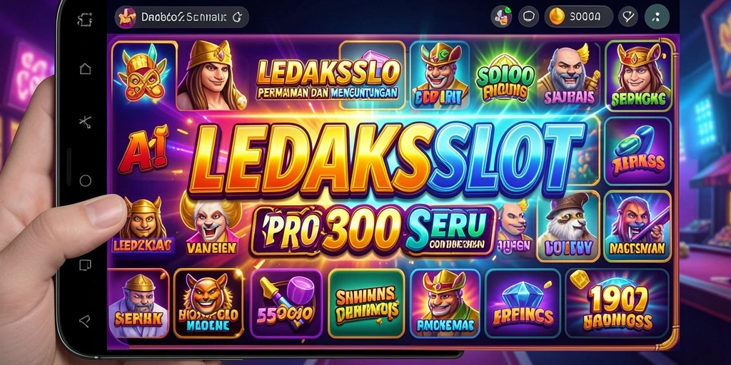 Tampilan menarik dari gameplay LEDAKSLOT dengan mesin slot yang beragam.