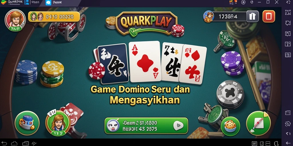 Tampilan gameplay QUARKPLAY yang seru dan menarik.