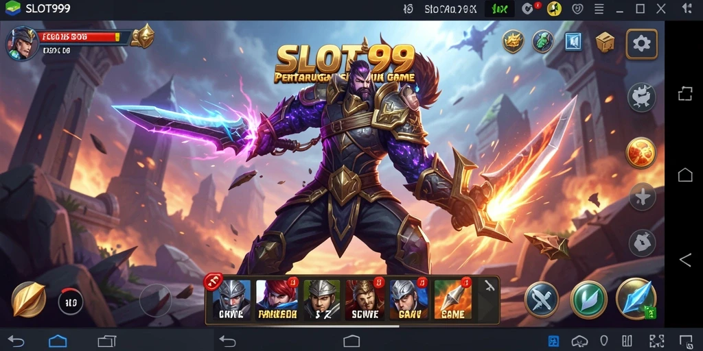 Tampilan hebat dan aksi intens dalam permainan Fighting.