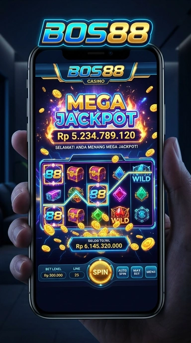 Screenshot aplikasi bos88 yang menampilkan halaman unduh.